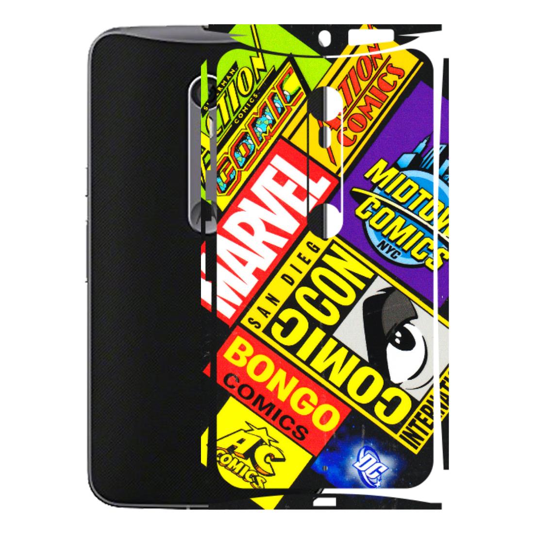 Motorola Phone Skins (All Models) - Bongo Comic Con - 3D Embossed Finish (L-325) Motorola Moto X Style