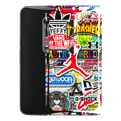 Motorola Phone Skins (All Models) - Multi Brands Sticker Graffiti - 3D Embossed Finish (L-37) Motorola Moto X Style
