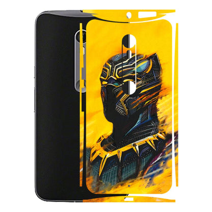 Motorola Phone Skins (All Models) - Yellow Panther - 3D Embossed Finish (L-54) Motorola Moto X Style