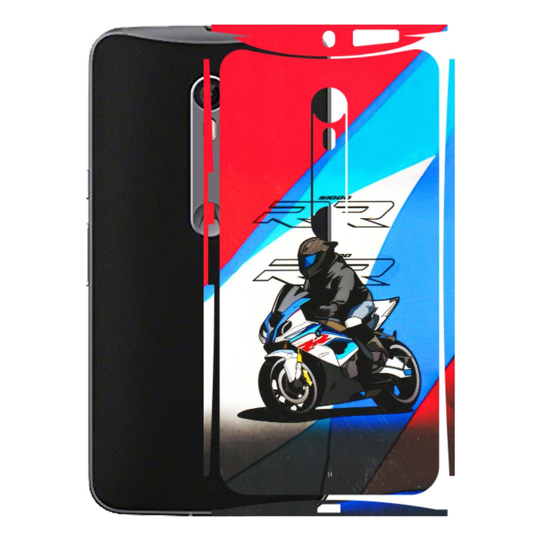 Motorola Phone Skins (All Models) - Bikers Love - 3D Embossed Finish (L-58) Motorola Moto X Style