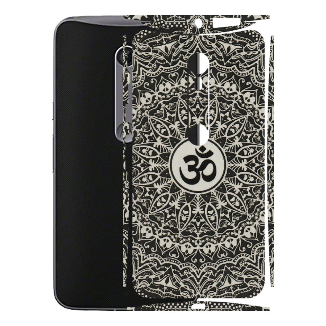 Motorola Phone Skins (All Models) - Aum Elegant Mandala - 3D Embossed Finish (L-62) Motorola Moto X Style