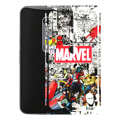 Motorola Phone Skins (All Models) - Marvel Colorful Comic - 3D Embossed Finish (L-64) Motorola Moto X Style