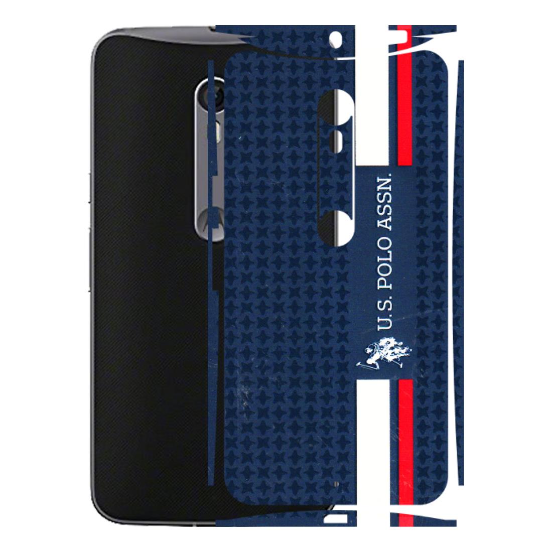Motorola Phone Skins (All Models) - US POLO Designer Brand - 3D Embossed Finish (L-65) Motorola Moto X Style