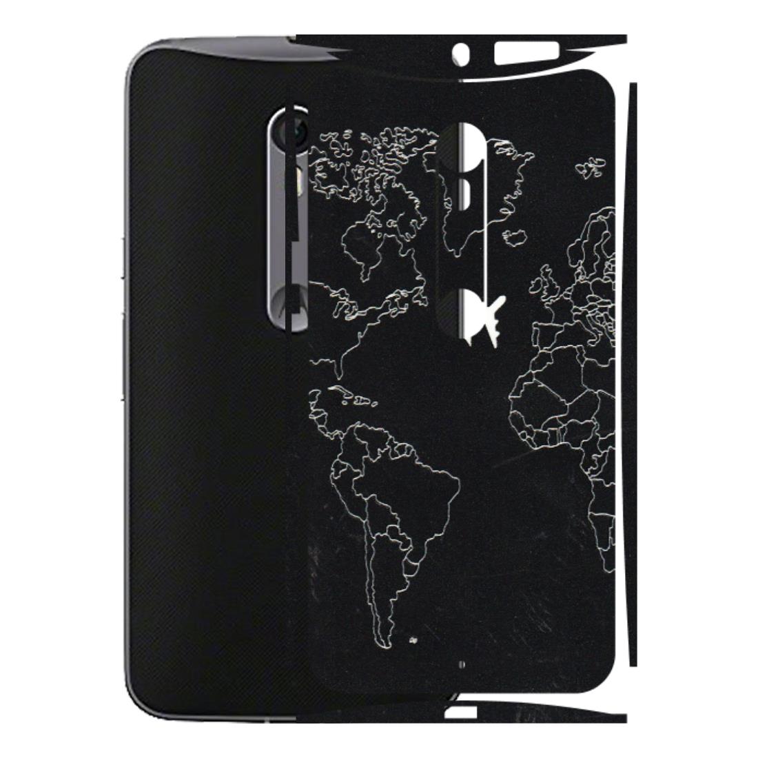 Motorola Phone Skins (All Models) - Never Ending Travel - 3D Embossed Finish (L-79) Motorola Moto X Style