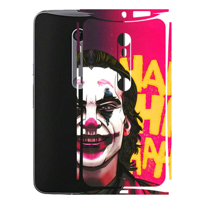 Motorola Phone Skins (All Models) - Joker Evil Laugh - 3D Embossed Finish (L-97) Motorola Moto X Style