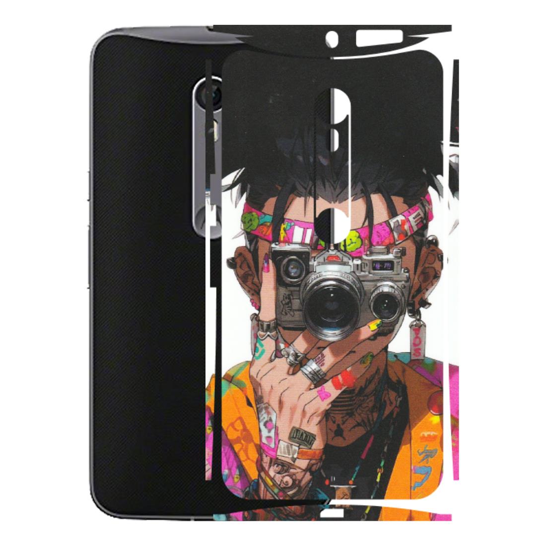 Motorola Phone Skins (All Models) - Camera Lover Girl - Matte Finish (M-09) Motorola Moto X Style
