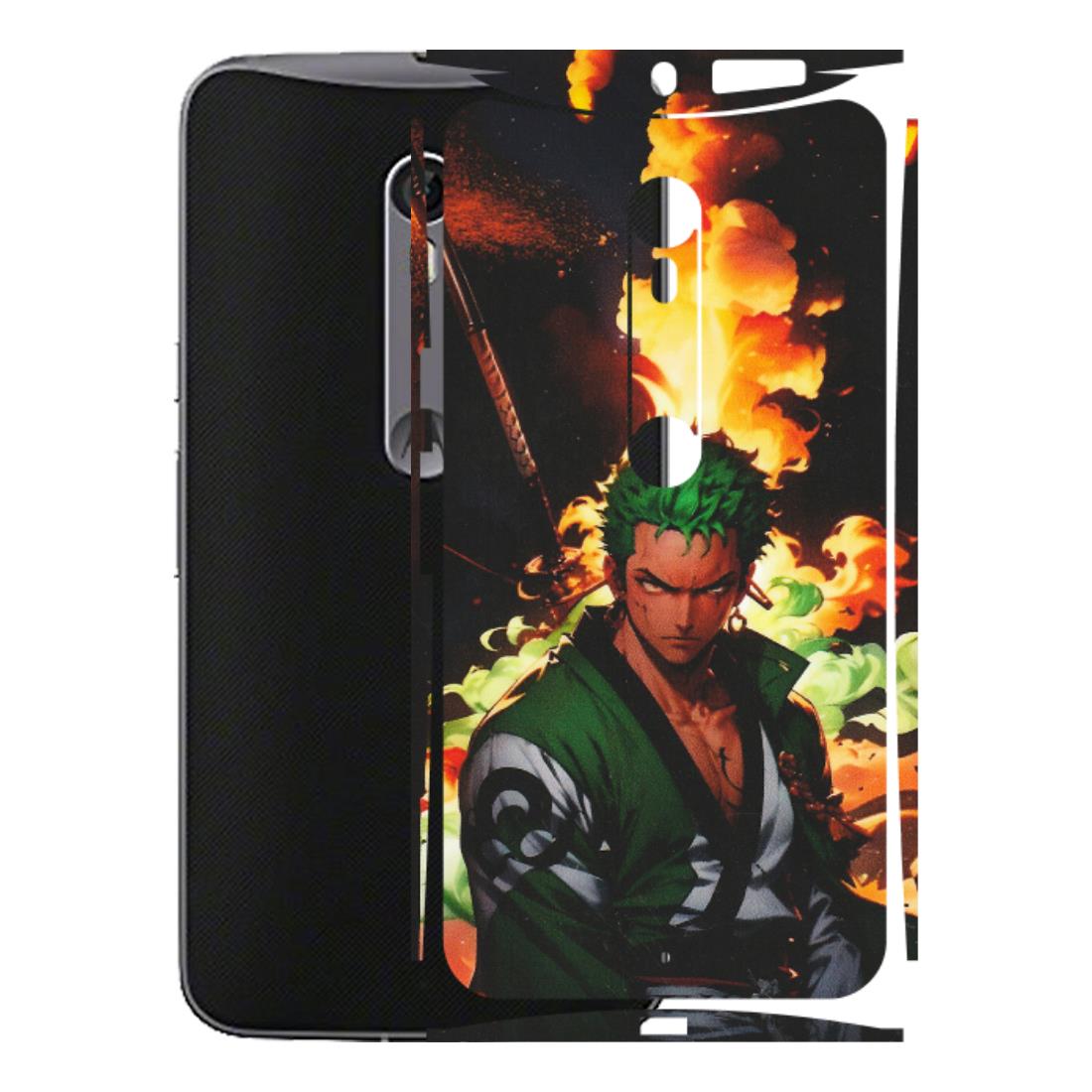 Motorola Phone Skins (All Models) - Roronoa Zoro - Matte Finish (M-102) Motorola Moto X Style
