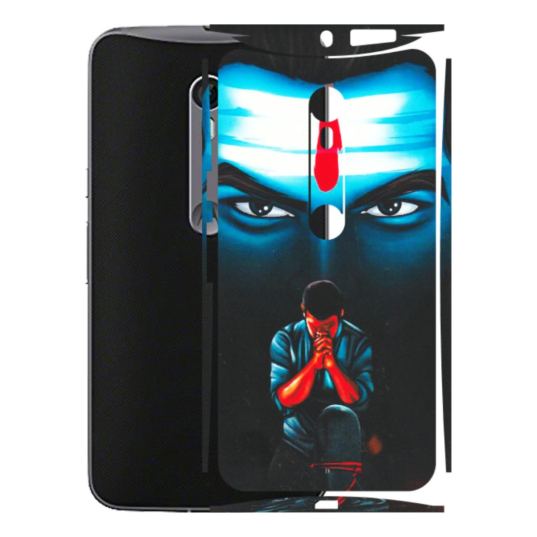 Motorola Phone Skins (All Models) - Mahakal Bhakt - Matte Finish (M-112) Motorola Moto X Style