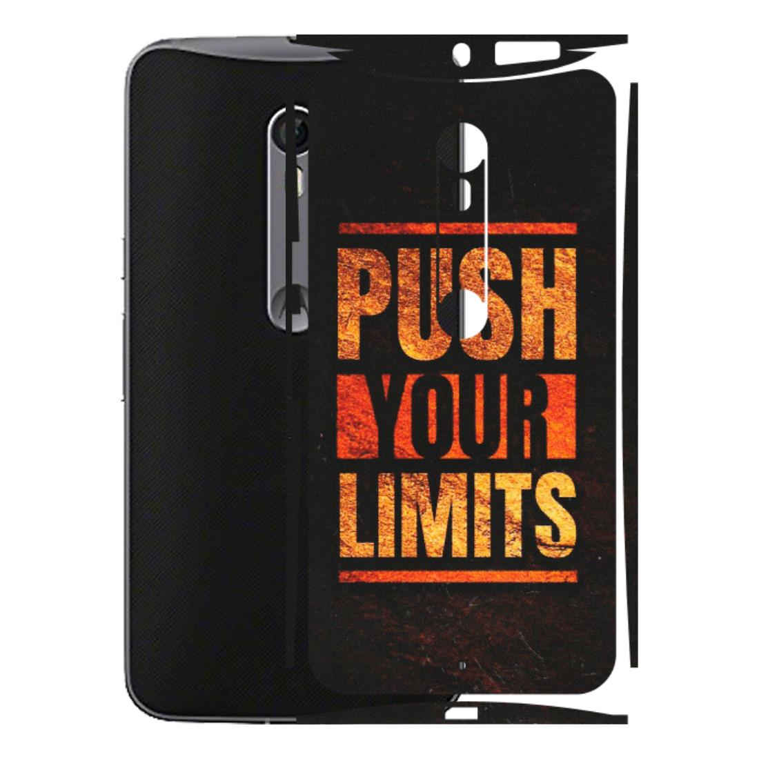 Motorola Phone Skins (All Models) - Push Your Limits - Matte Finish (M-118) Motorola Moto X Style