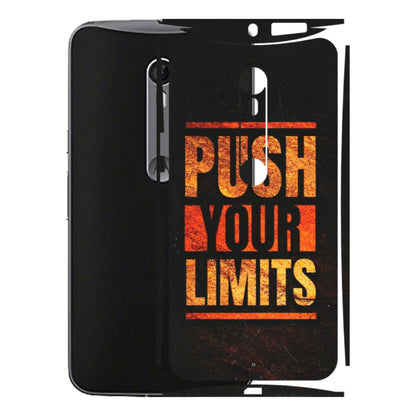Motorola Phone Skins (All Models) - Push Your Limits - Matte Finish (M-118) Motorola Moto X Style