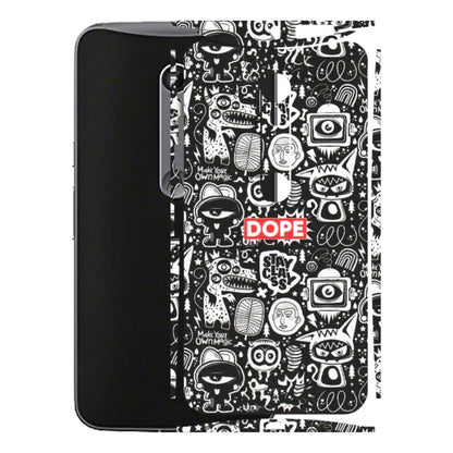 Motorola Phone Skins (All Models) - Dope Stay Classy Black Doodles - Matte Finish (M-126) Motorola Moto X Style
