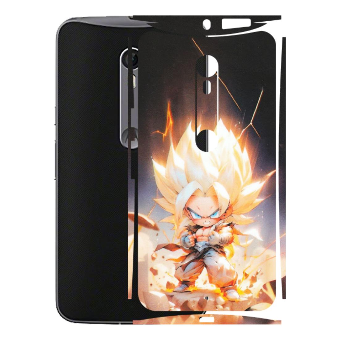 Motorola Phone Skins (All Models) - Goku Dragon Cute Anime - Matte Finish (M-131) Motorola Moto X Style
