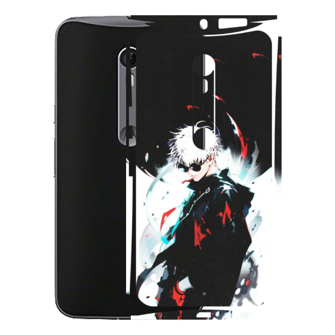 Motorola Phone Skins (All Models) - Gojo Powerful Charater Kaisen Anime - Matte Finish (M-144) Motorola Moto X Style