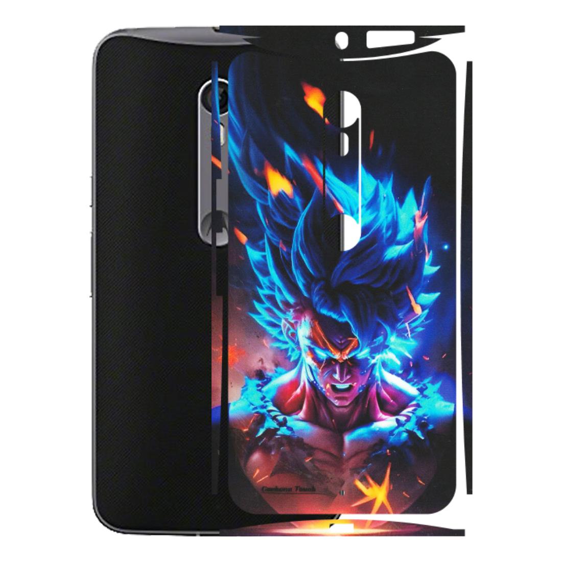 Motorola Phone Skins (All Models) - Angry Goku Dragon Ball Anime - Matte Finish (M-150) Motorola Moto X Style