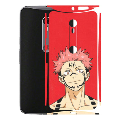 Motorola Phone Skins (All Models) - Ryomen Sukuna Fun Anime - Matte Finish (M-153) Motorola Moto X Style