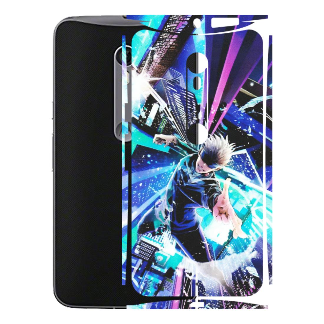 Motorola Phone Skins (All Models) - Manga Action Jujustu Kaisen Anime - Matte Finish (M-155) Motorola Moto X Style