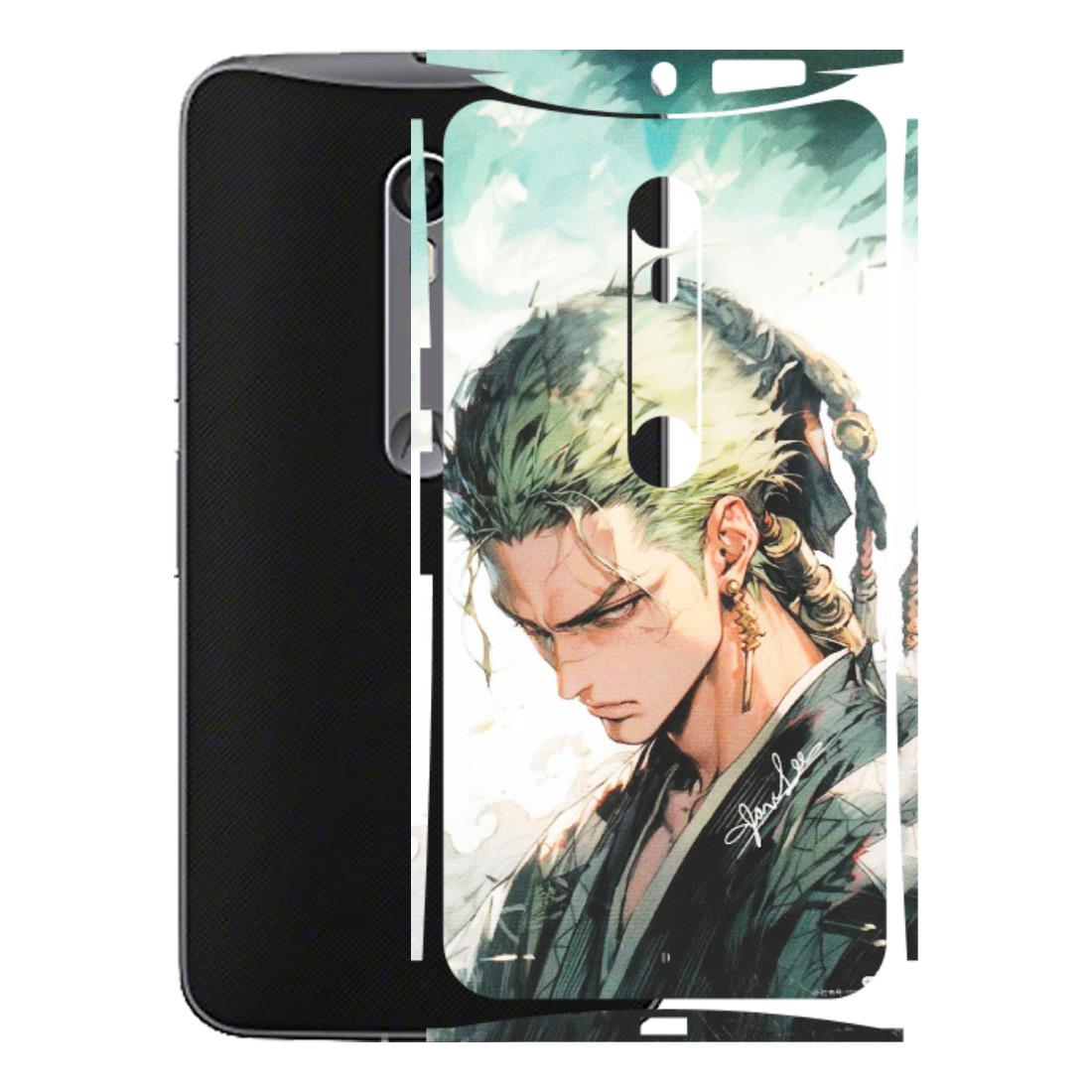 Motorola Phone Skins (All Models) - Pirate Hunter One Piece Anime - Matte Finish (M-157) Motorola Moto X Style