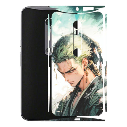 Motorola Phone Skins (All Models) - Pirate Hunter One Piece Anime - Matte Finish (M-157) Motorola Moto X Style