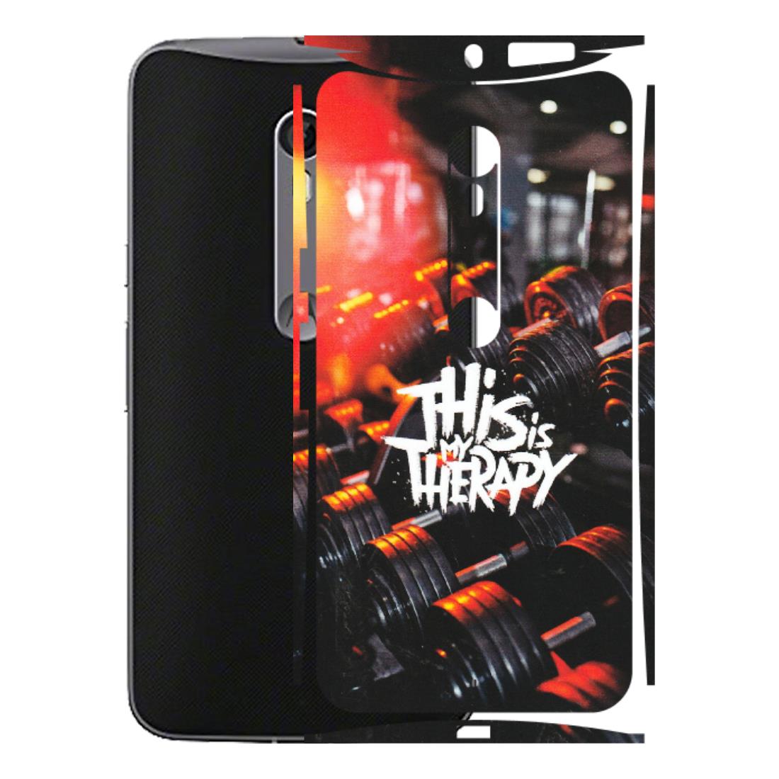 Motorola Phone Skins (All Models) - GYM Lover Therapy - Matte Finish (M-160) Motorola Moto X Style