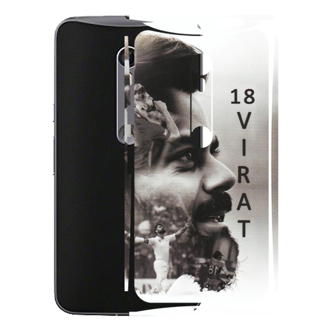 Motorola Phone Skins (All Models) - Virat Kohli Cricketer - Matte Finish (M-163) Motorola Moto X Style