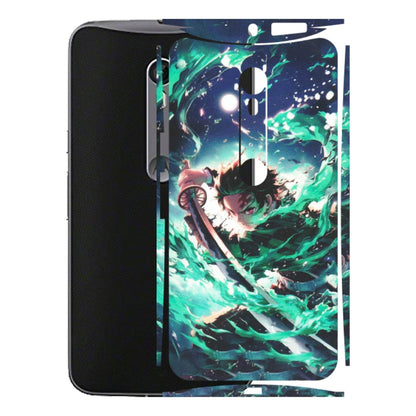 Motorola Phone Skins (All Models) - Sword Fighter Anime - Matte Finish (M-29) Motorola Moto X Style