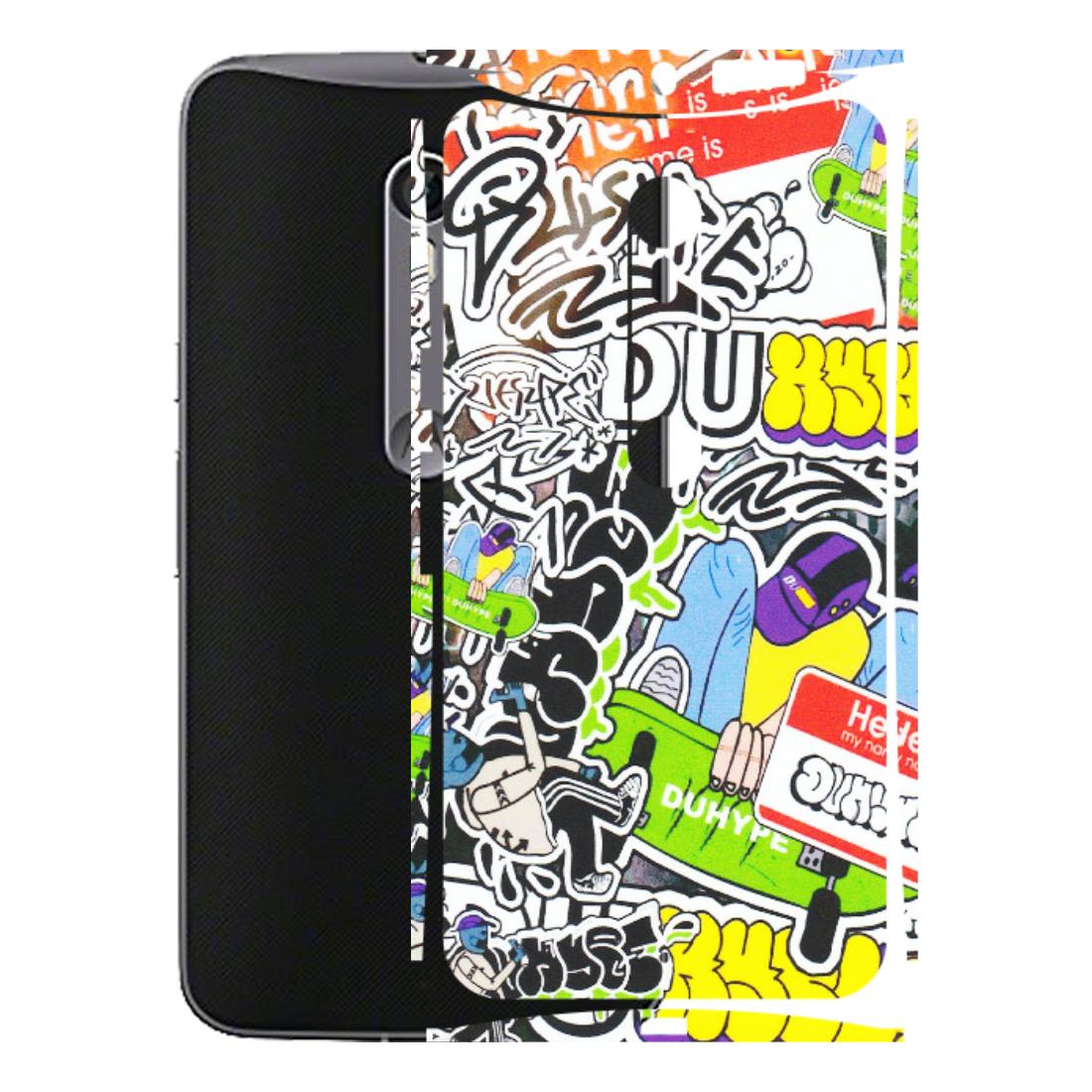 Motorola Phone Skins (All Models) - Dope Graffiti - Matte Finish (M-61) Motorola Moto X Style