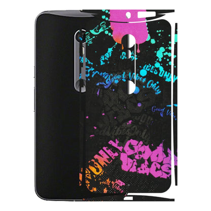 Motorola Phone Skins (All Models) - Majestic Black Vibes - Matte Finish (M-62) Motorola Moto X Style