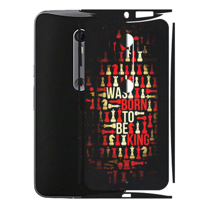 Motorola Phone Skins (All Models) - Born To Be King - Matte Finish (M-73) Motorola Moto X Style