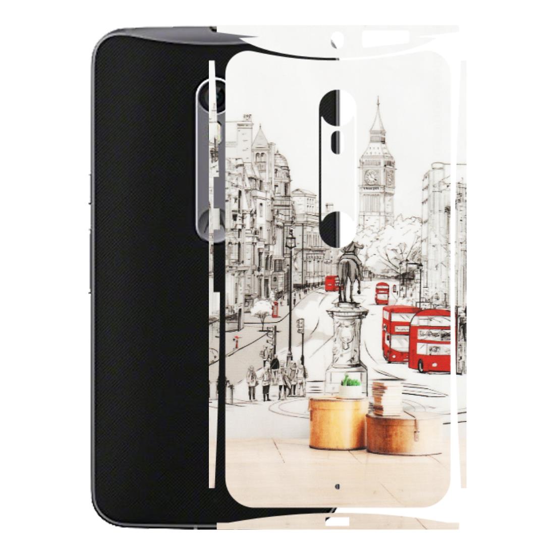 Motorola Phone Skins (All Models) - London Street - Transparent Finish (T-02) Motorola Moto X Style