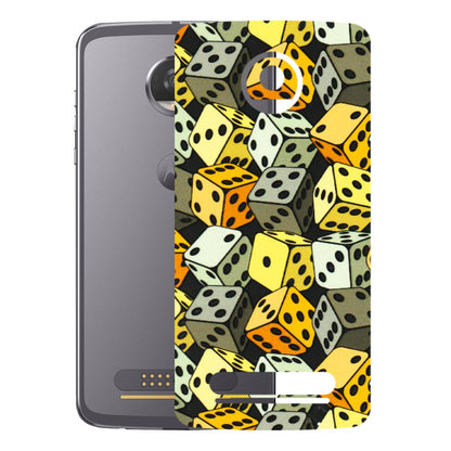 Motorola Phone Skins (All Models) - Dices Of Life - 3D Embossed Finish (L-04) Motorola Moto Z2 Play