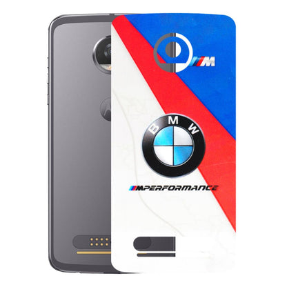 Motorola Phone Skins (All Models) - BM Performance Car Lover - 3D Embossed Finish (L-10) Motorola Moto Z2 Play