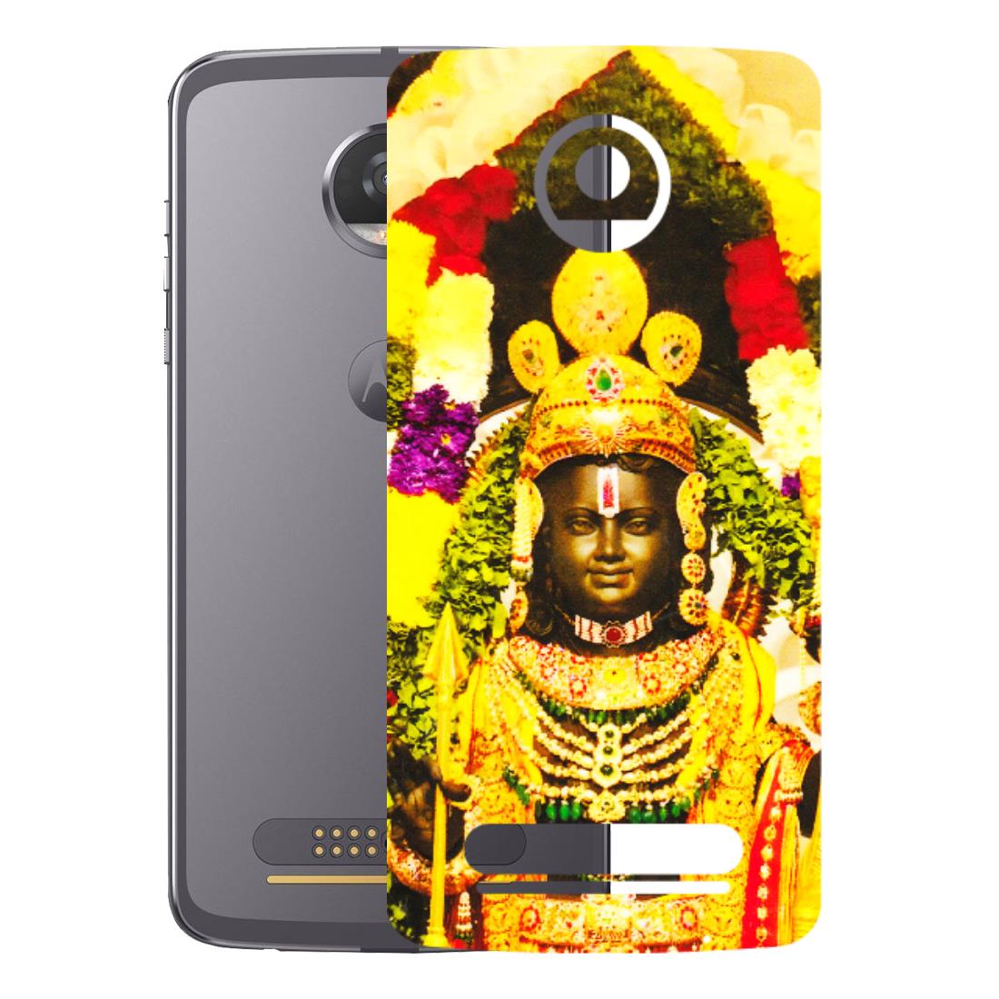 Motorola Phone Skins (All Models) - Ram Lalla Ayodhya - 3D Embossed Finish (L-103) Motorola Moto Z2 Play