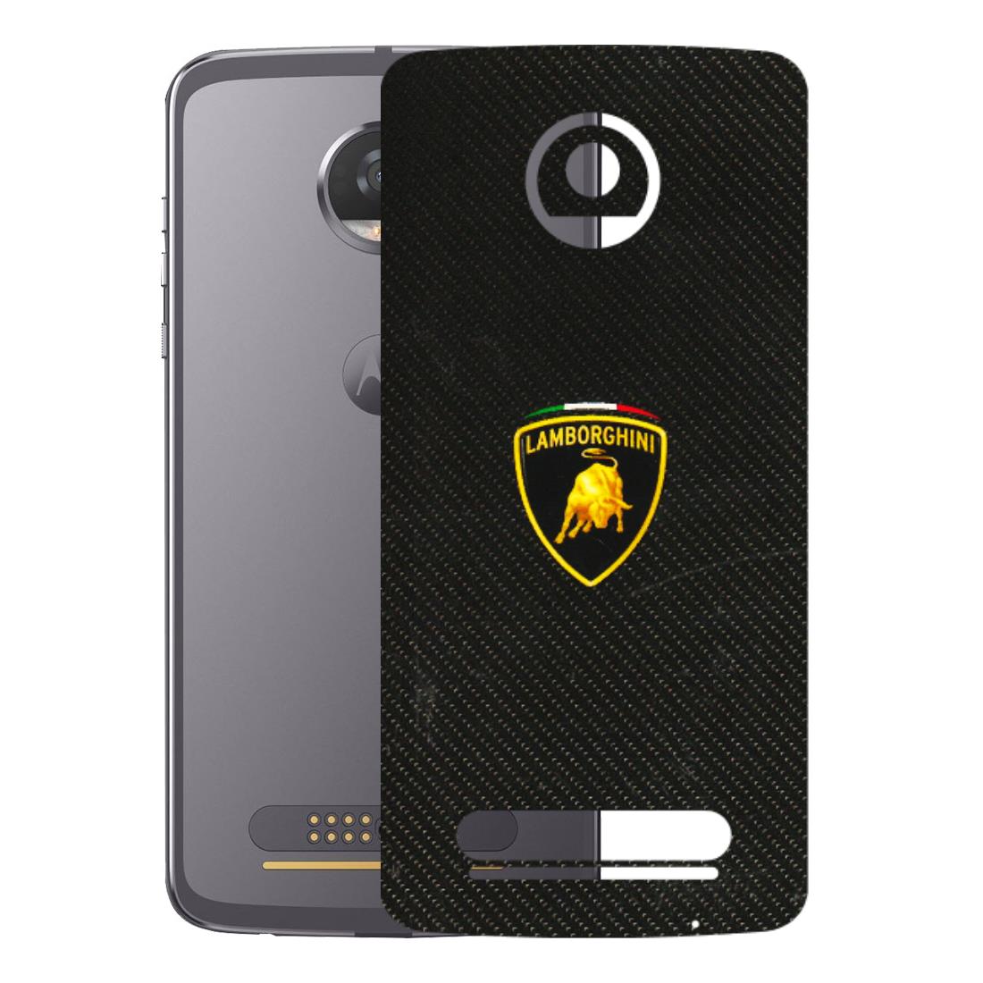 Motorola Phone Skins (All Models) - Dotted Lambo - 3D Embossed Finish (L-105) Motorola Moto Z2 Play