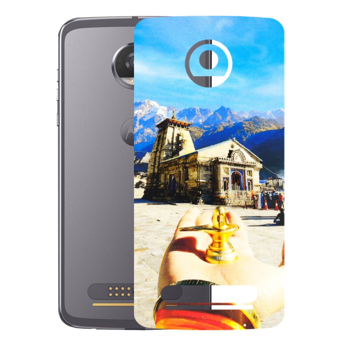 Motorola Phone Skins (All Models) - Beauty of Kedarnath - 3D Embossed Finish (L-108) Motorola Moto Z2 Play