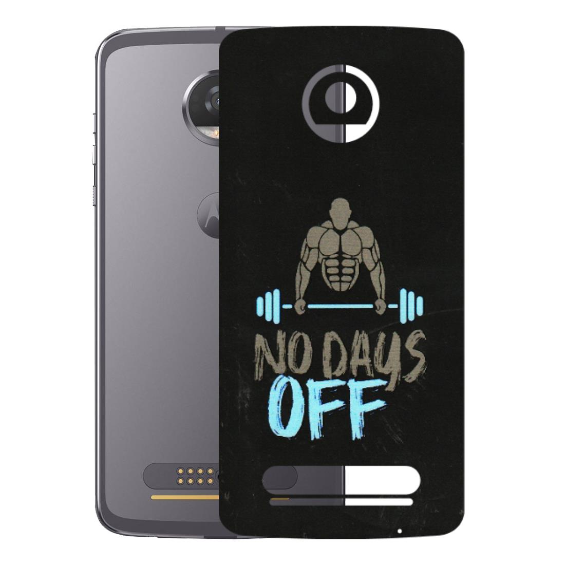 Motorola Phone Skins (All Models) - Gym Lover - 3D Embossed Finish (L-127) Motorola Moto Z2 Play
