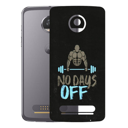 Motorola Phone Skins (All Models) - Gym Lover - 3D Embossed Finish (L-127) Motorola Moto Z2 Play
