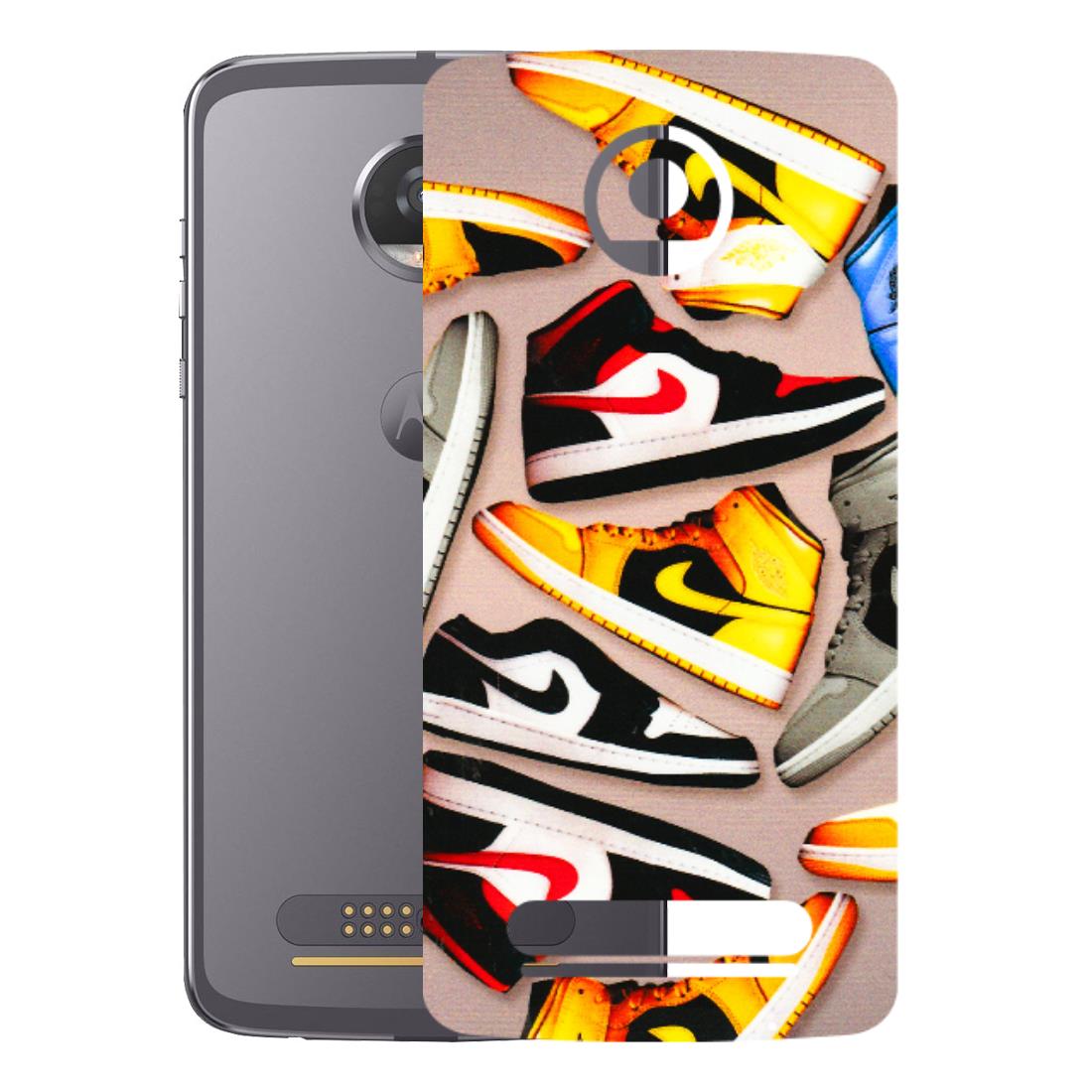 Motorola Phone Skins (All Models) - Sneaker Lover - 3D Embossed Finish (L-135) Motorola Moto Z2 Play