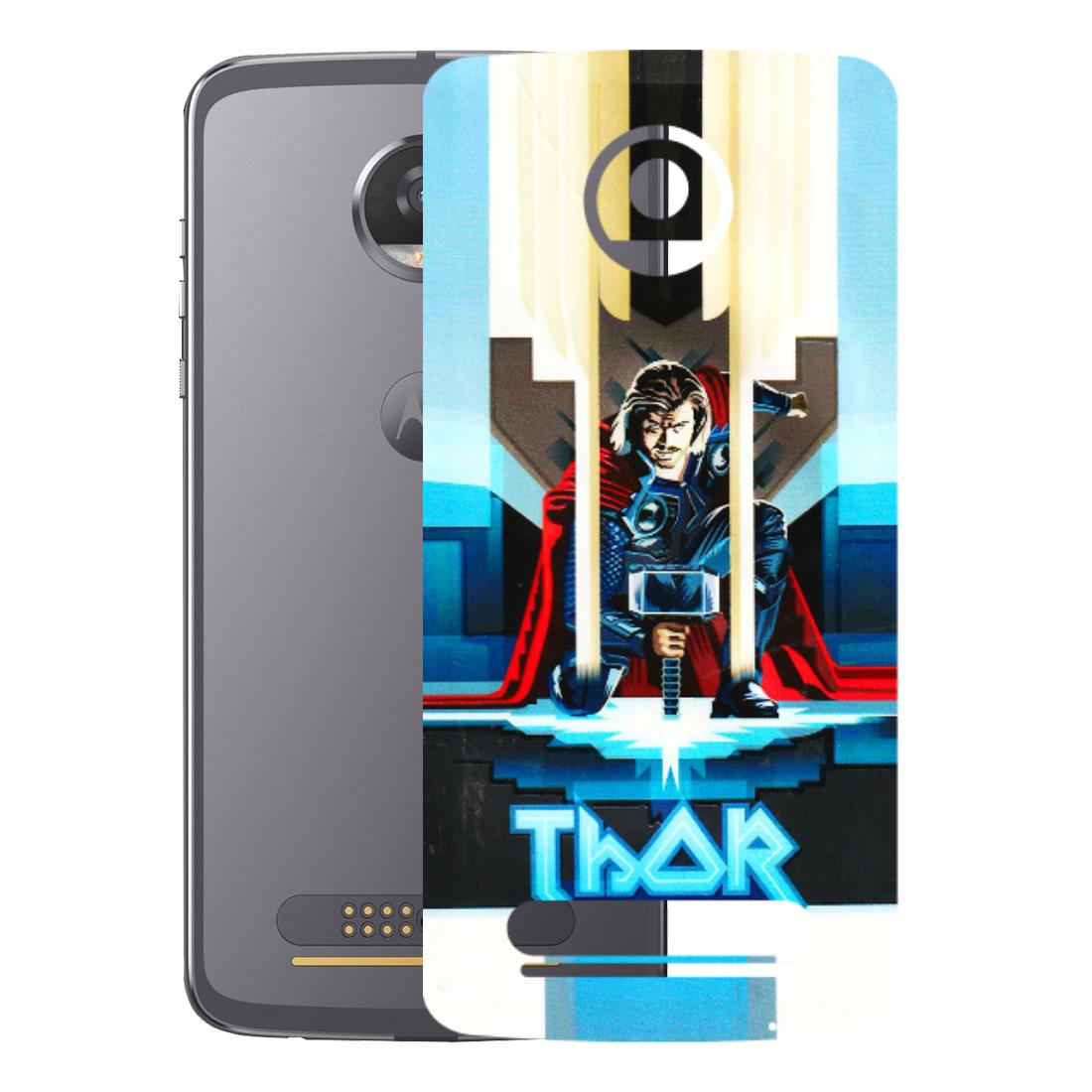 Motorola Phone Skins (All Models) - Thor - 3D Embossed Finish (L-137) Motorola Moto Z2 Play