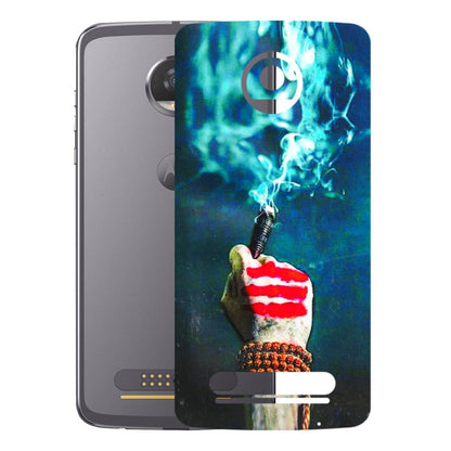Motorola Phone Skins (All Models) - Mahadev Bhakt - 3D Embossed Finish (L-146) Motorola Moto Z2 Play