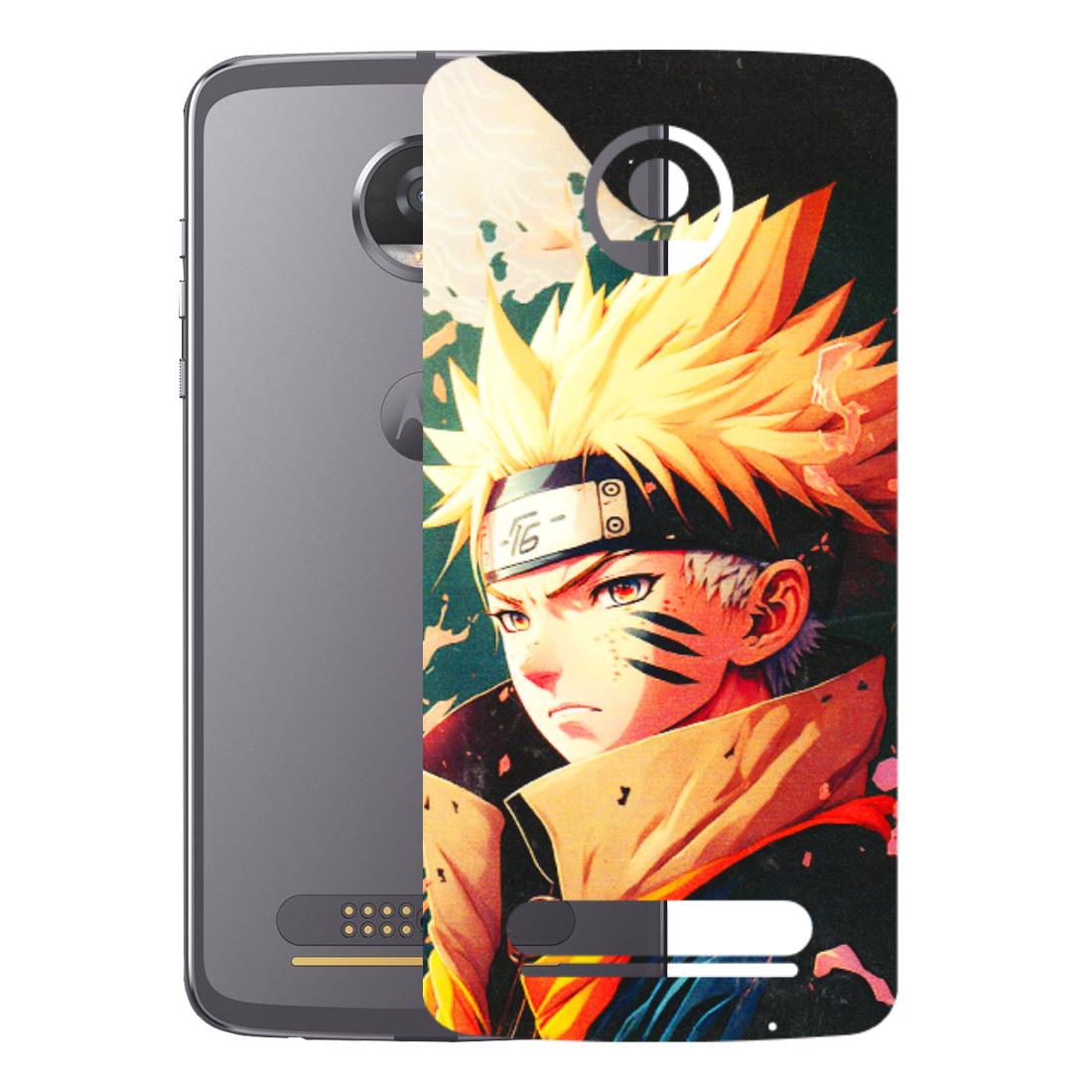 Motorola Phone Skins (All Models) - New Naruto - 3D Embossed Finish (L-148) Motorola Moto Z2 Play