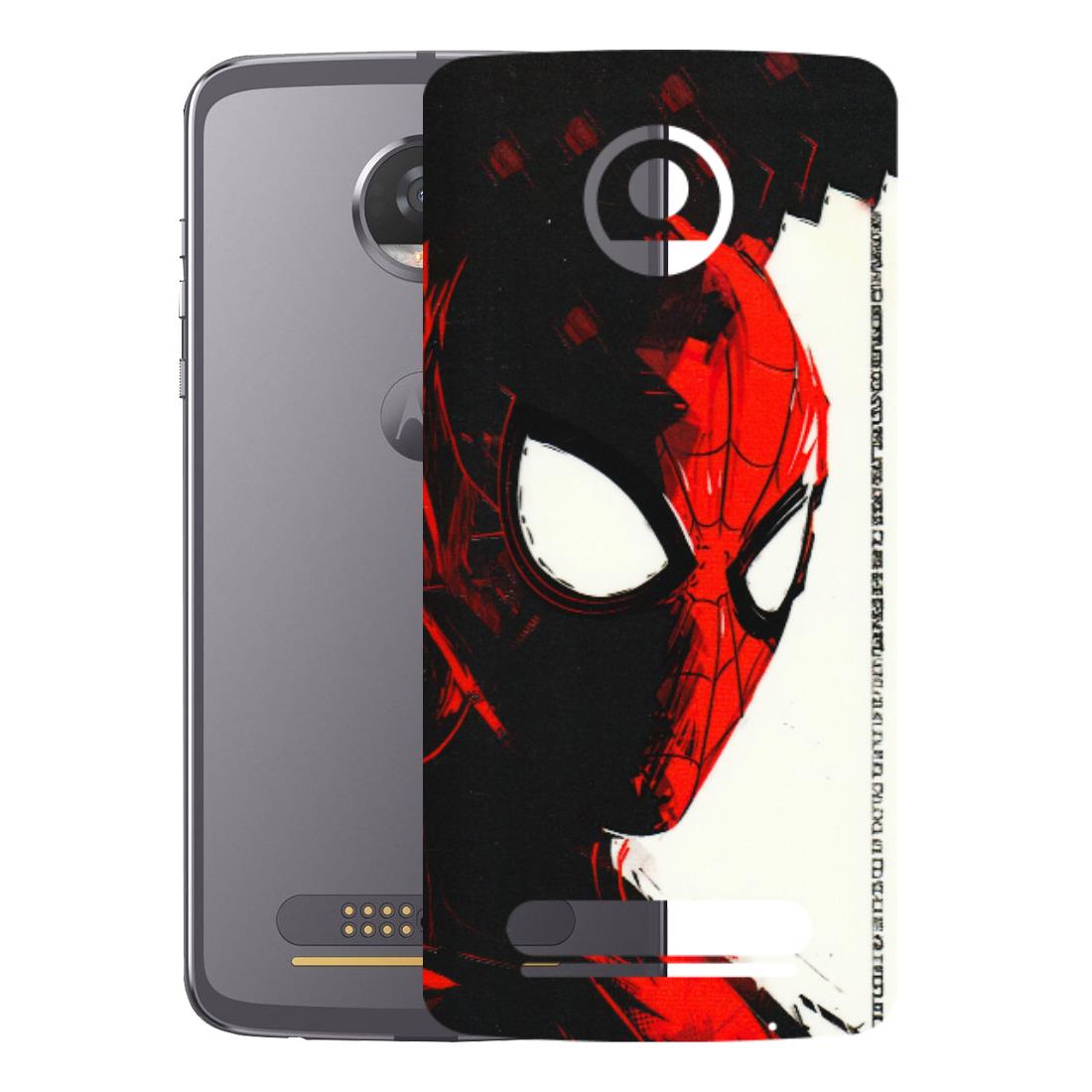 Motorola Phone Skins (All Models) - Spiderman Killer Face - 3D Embossed Finish (L-17) Motorola Moto Z2 Play