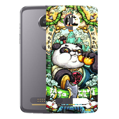 Motorola Phone Skins (All Models) - Royal Rich Panda - 3D Embossed Finish (L-170) Motorola Moto Z2 Play