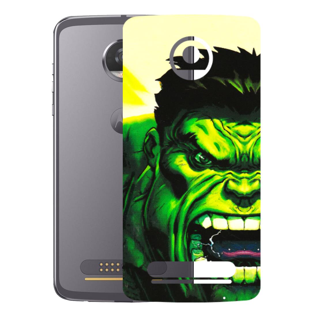 Motorola Phone Skins (All Models) - Hulk - 3D Embossed Finish (L-180) Motorola Moto Z2 Play