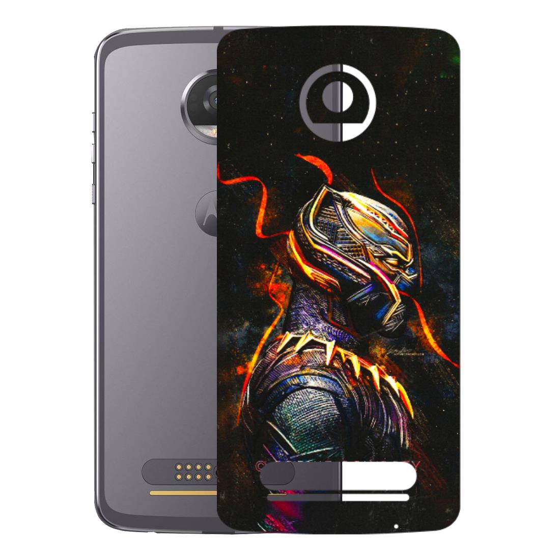 Motorola Phone Skins (All Models) - Black Panther - 3D Embossed Finish (L-190) Motorola Moto Z2 Play