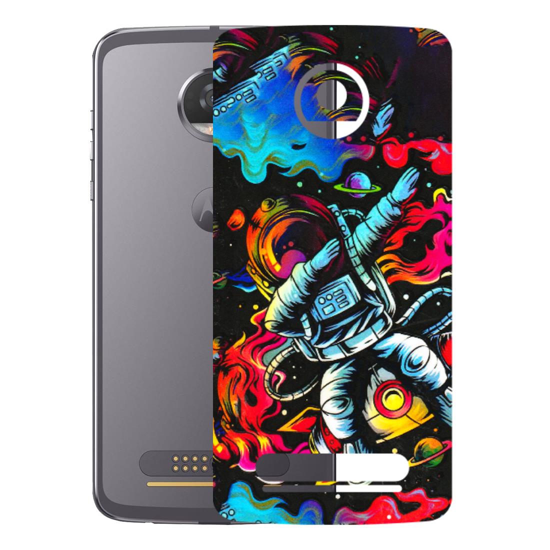 Motorola Phone Skins (All Models) - Astronaut Dope - 3D Embossed Finish (L-191) Motorola Moto Z2 Play