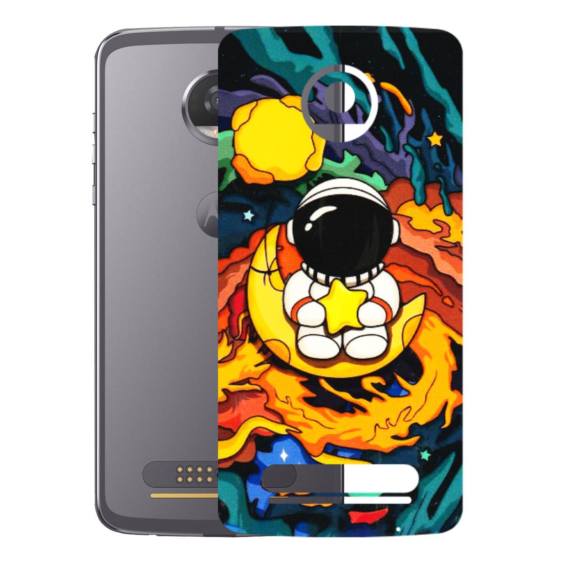 Motorola Phone Skins (All Models) - Baby Astronaut - 3D Embossed Finish (L-197) Motorola Moto Z2 Play