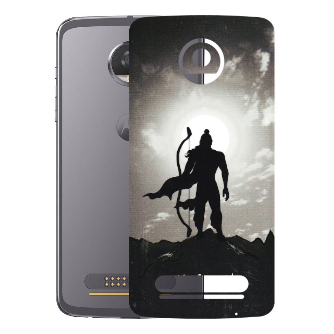 Motorola Phone Skins (All Models) - Jai Siya Ram - 3D Embossed Finish (L-200) Motorola Moto Z2 Play