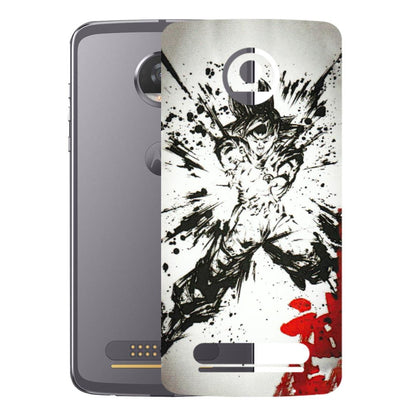Motorola Phone Skins (All Models) - DBZ - 3D Embossed Finish (L-206) Motorola Moto Z2 Play