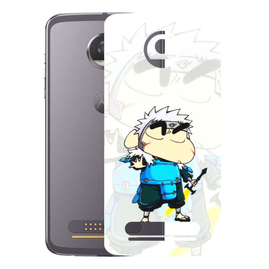 Motorola Phone Skins (All Models) - Angry Young Shinchan - 3D Embossed Finish (L-226) Motorola Moto Z2 Play