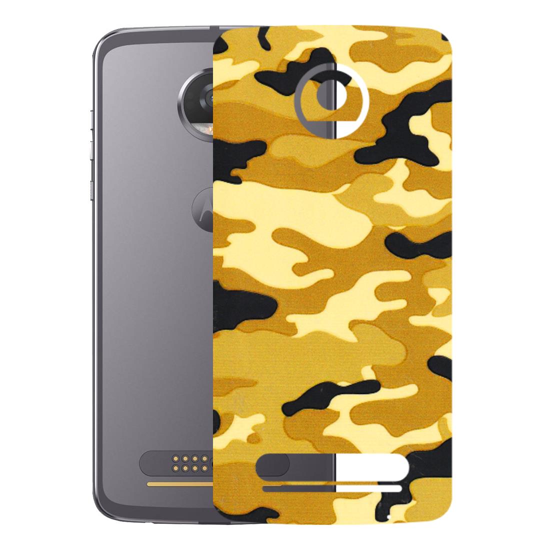 Motorola Phone Skins (All Models) - Indian Camo - 3D Embossed Finish (L-228) Motorola Moto Z2 Play